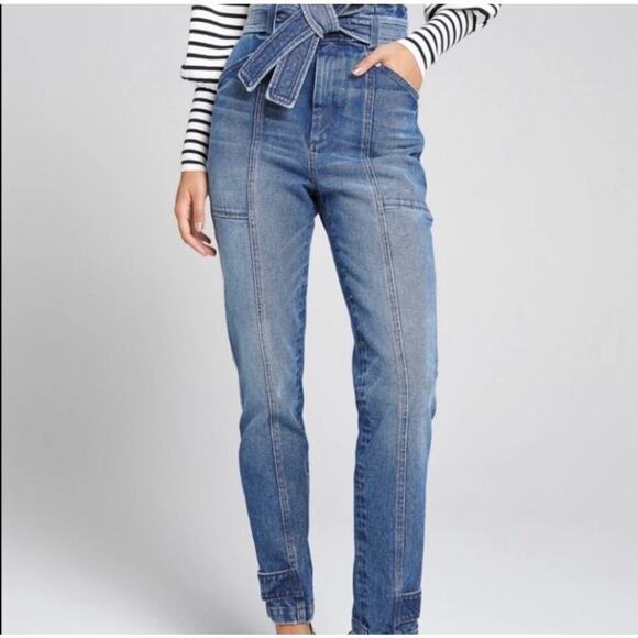 A.L.C Luke High Waist Straight Leg Denim Pants Size 6 - Picture 1 of 11